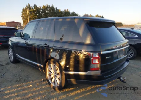 2017 Land Rover Range Rover 3.0L V6 Turbocharged Diesel Hse Td6 из США, поврежденный, VIN SALGS2FK0HA362213